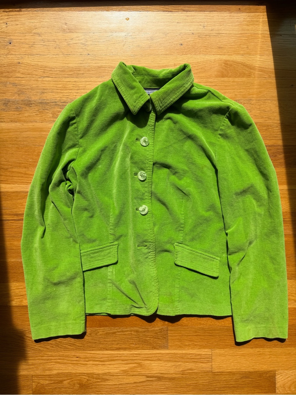 Vintage Y2K Requirements Lime Green Blazer Jacket – Size 12
